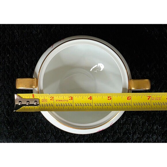 Vintage Noritake Pink Chrysanthemum Gold Trim 4 Pc Serving Set Japan 1950s-1960s - Picture 15 of 16